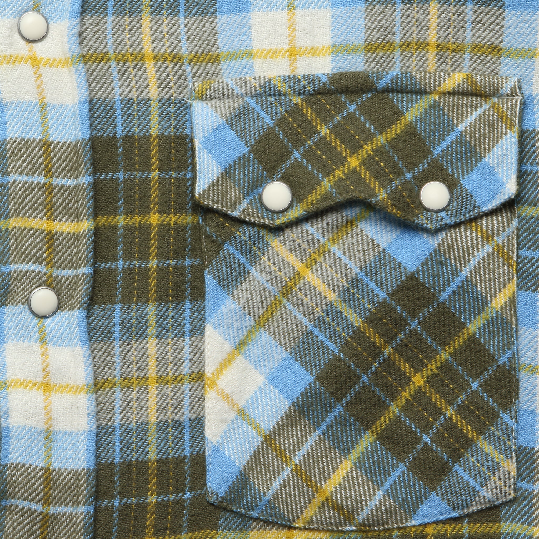 Pearl Snap Flannel - Gold Ravine - Wythe - STAG Provisions - Tops - L/S Woven - Plaid