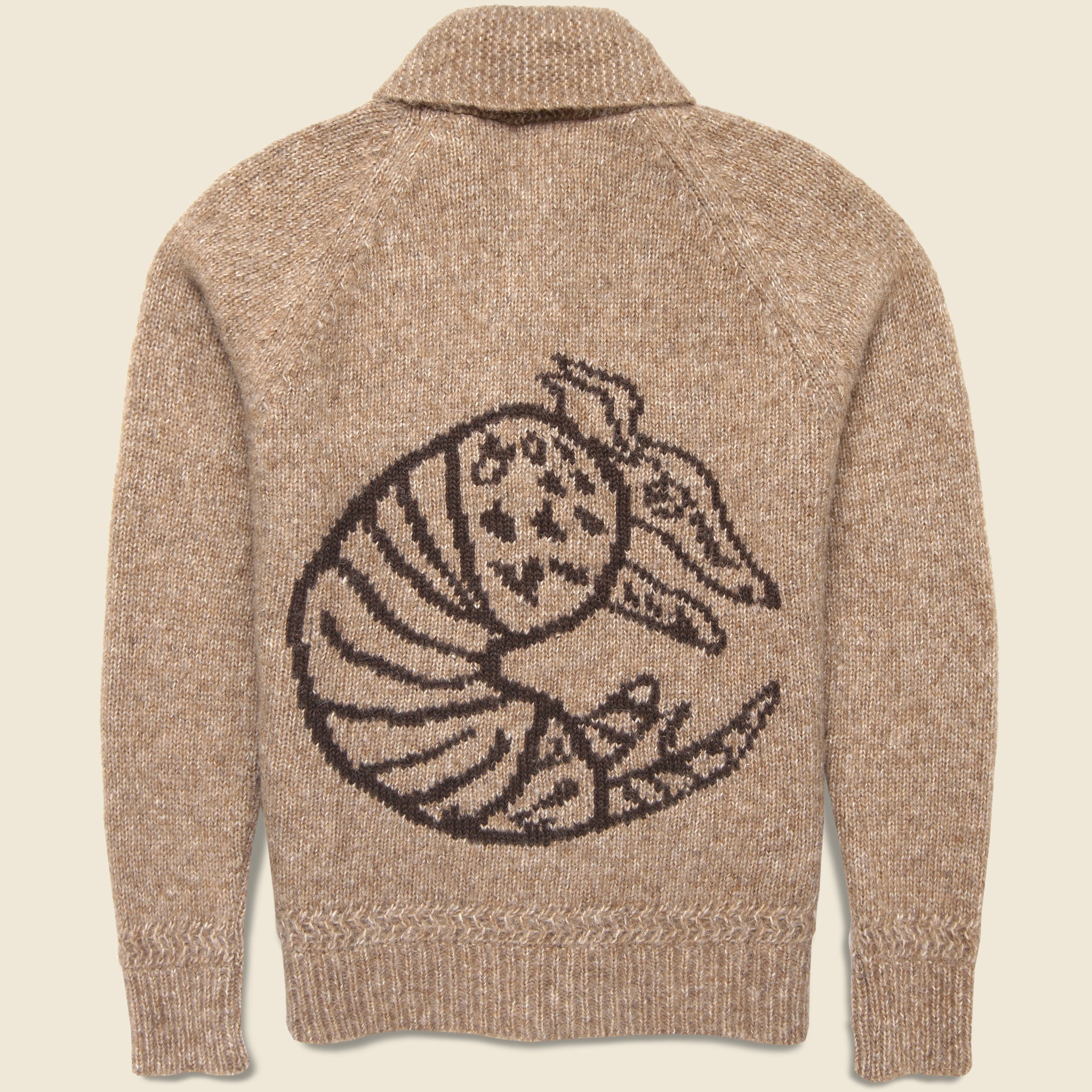
                          Armadillo Cardigan - Dark Brown
                        