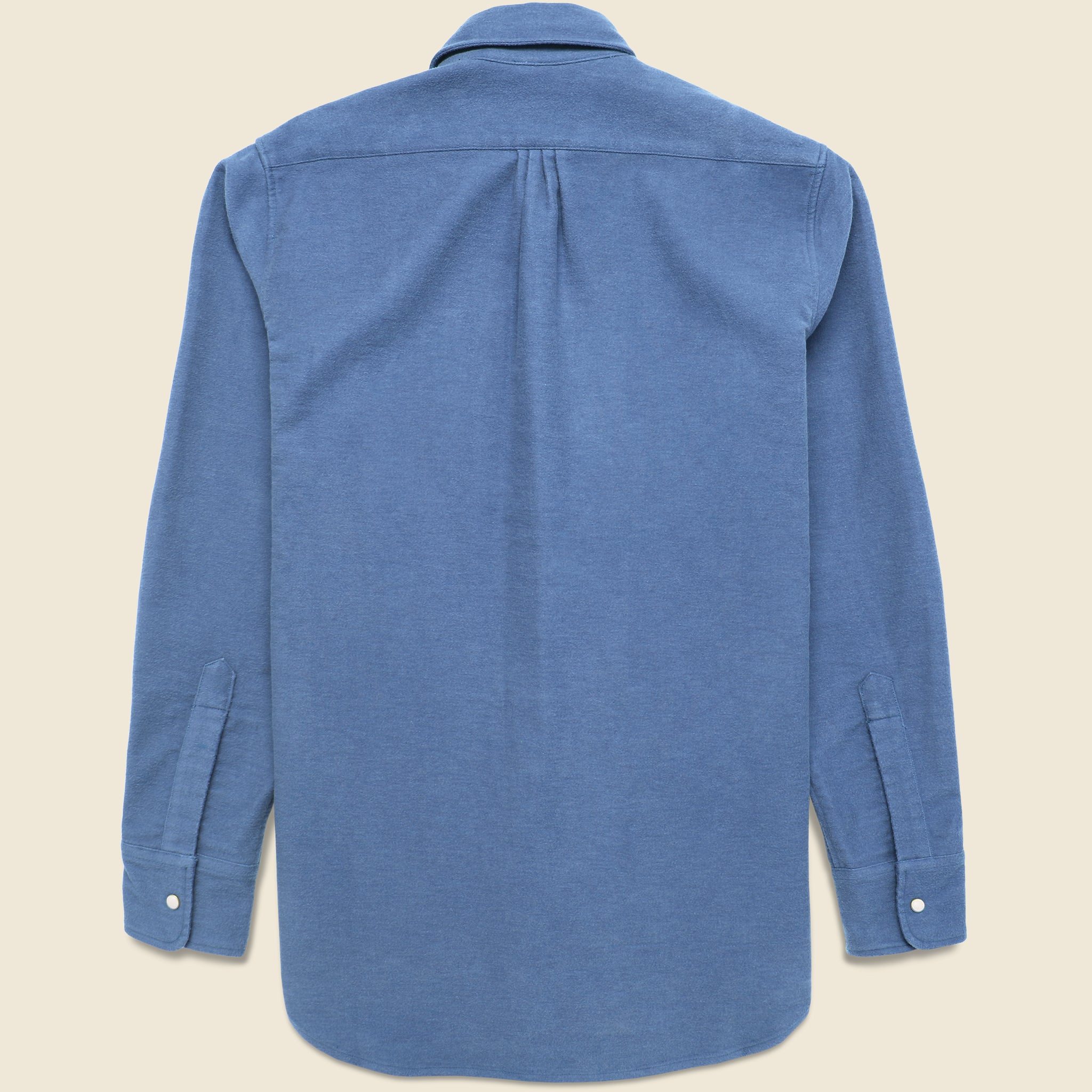 
                          Moleskin Pearl Snap Shirt - River Blue
                        