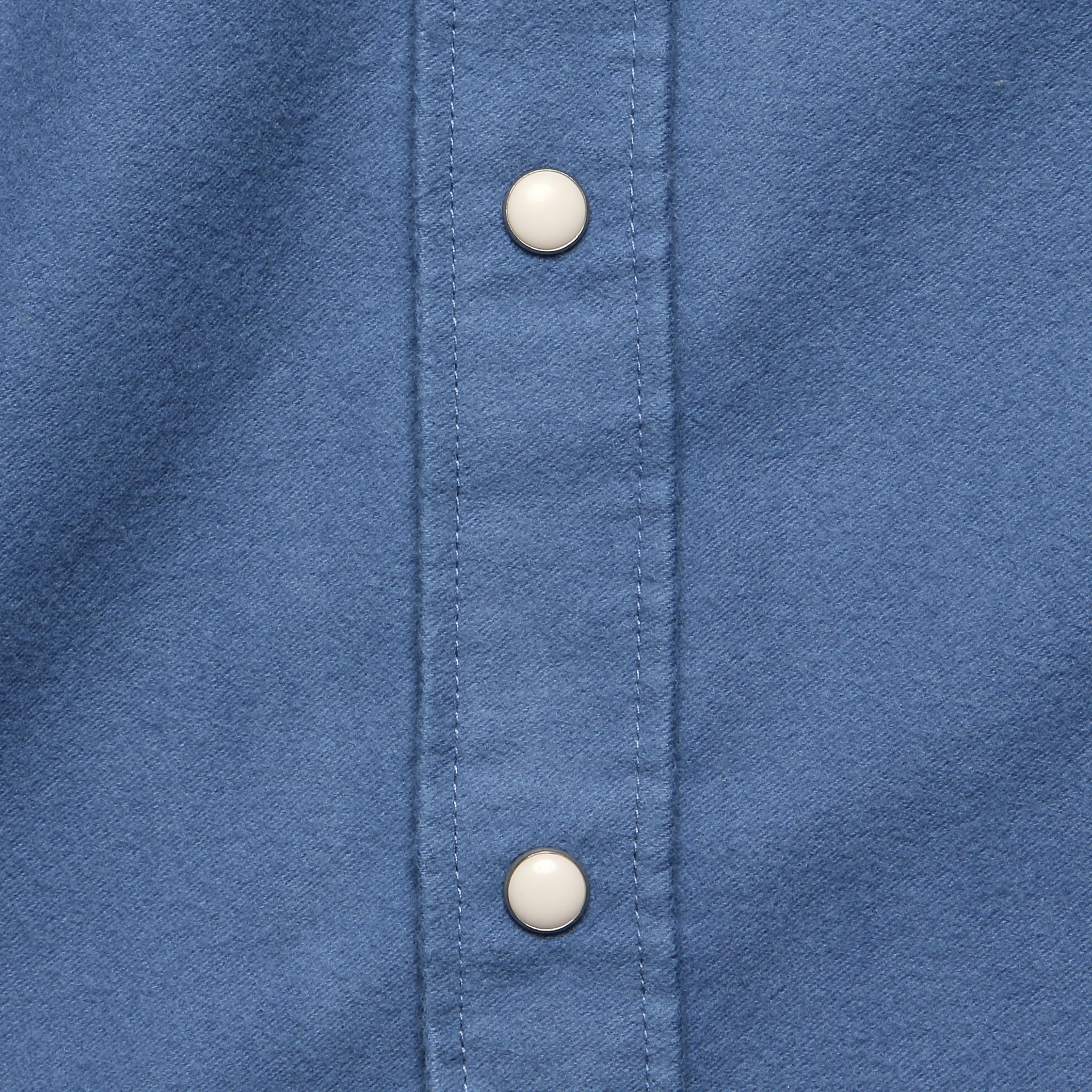 
                          Moleskin Pearl Snap Shirt - River Blue
                        