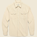 Vintage Tickweave Pearl Snap Shirt - Butterscotch - Wythe - STAG Provisions - Tops - L/S Woven - Solid