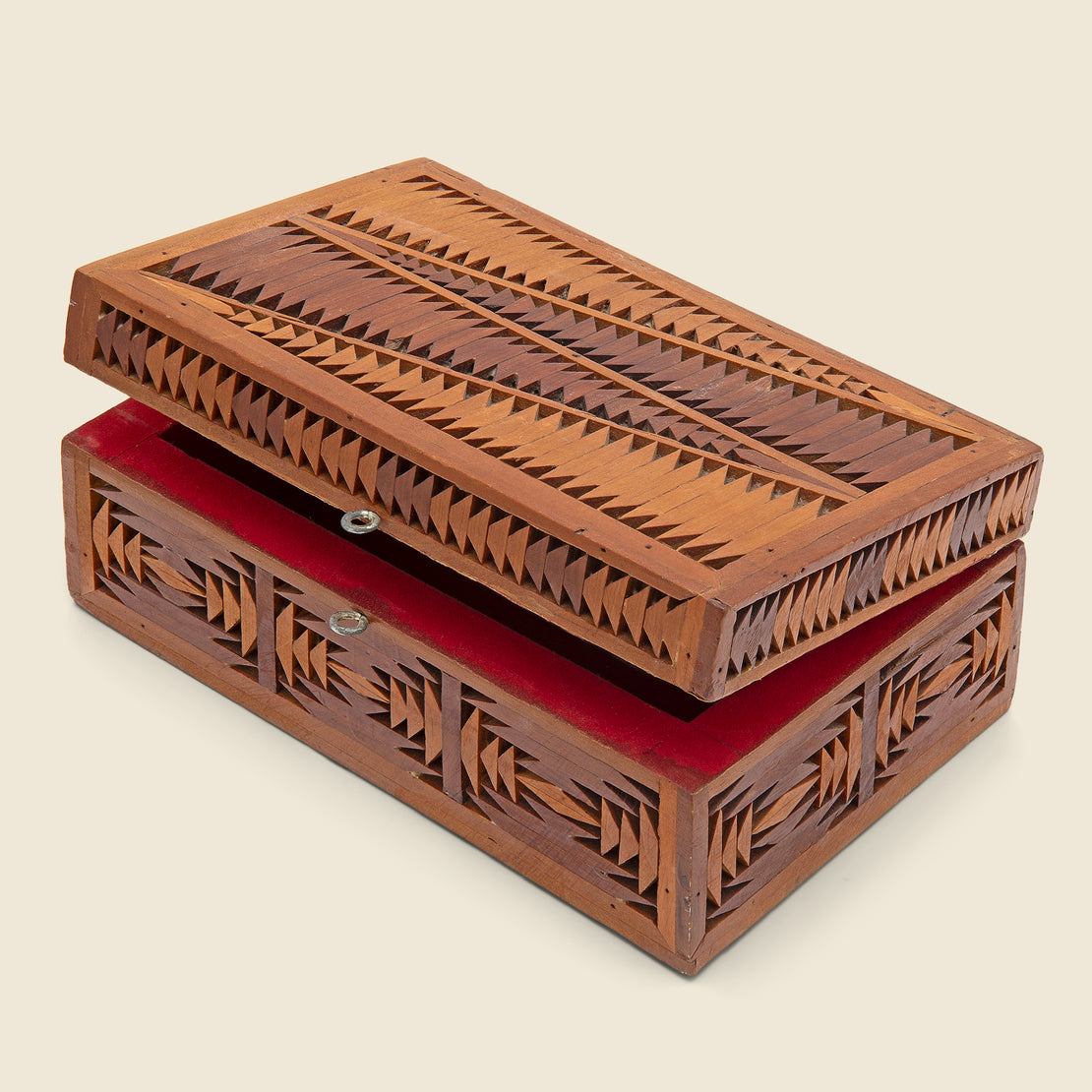 Vintage Pieced Wood Box
