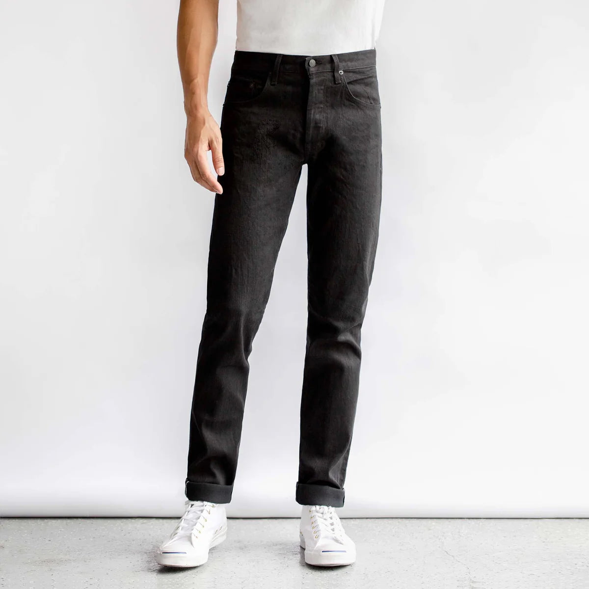 
                          Barton Slim Jean - Black Selvage Rinse
                        