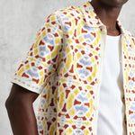 Dorset Crochet Shirt - Ecru - Wax London - STAG Provisions - Tops - S/S Knit