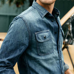 Earl Selvedge Denim Shirt - Washed Indigo - Imogene + Willie - STAG Provisions - Tops - L/S Woven - Solid