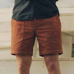 7" Breakwater Short - Brick Chambray - Taylor Stitch - STAG Provisions - Shorts - Lounge