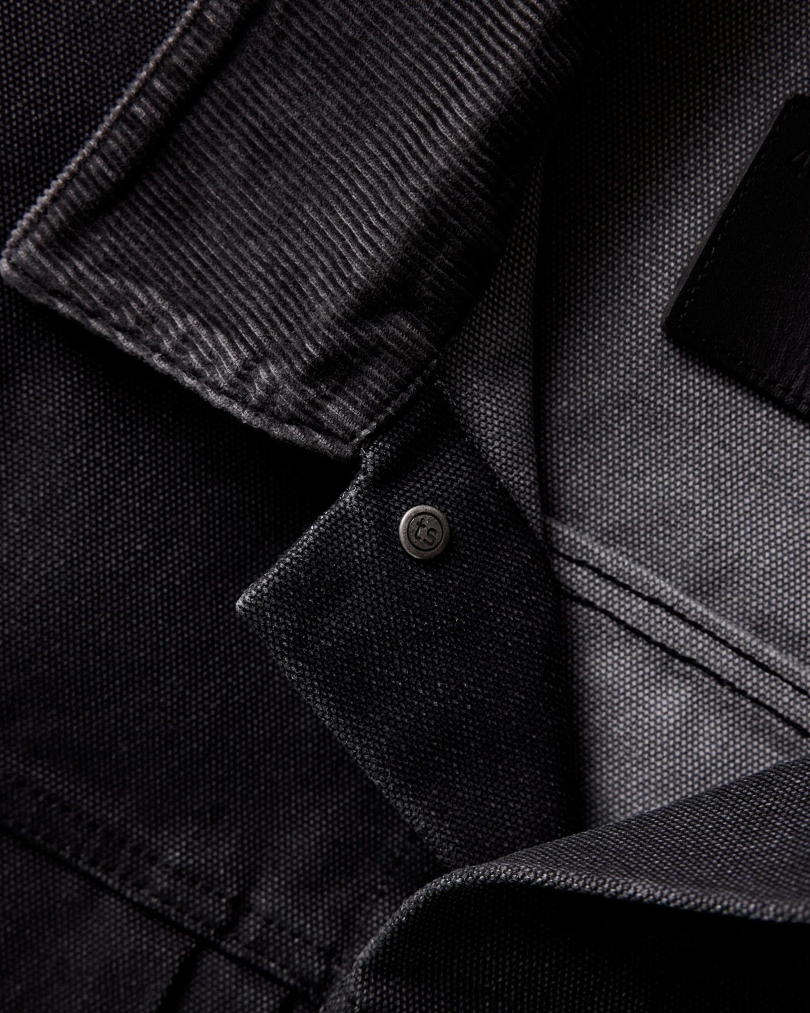 
                          Ryder Jacket - Coal Chipped Canvas
                        