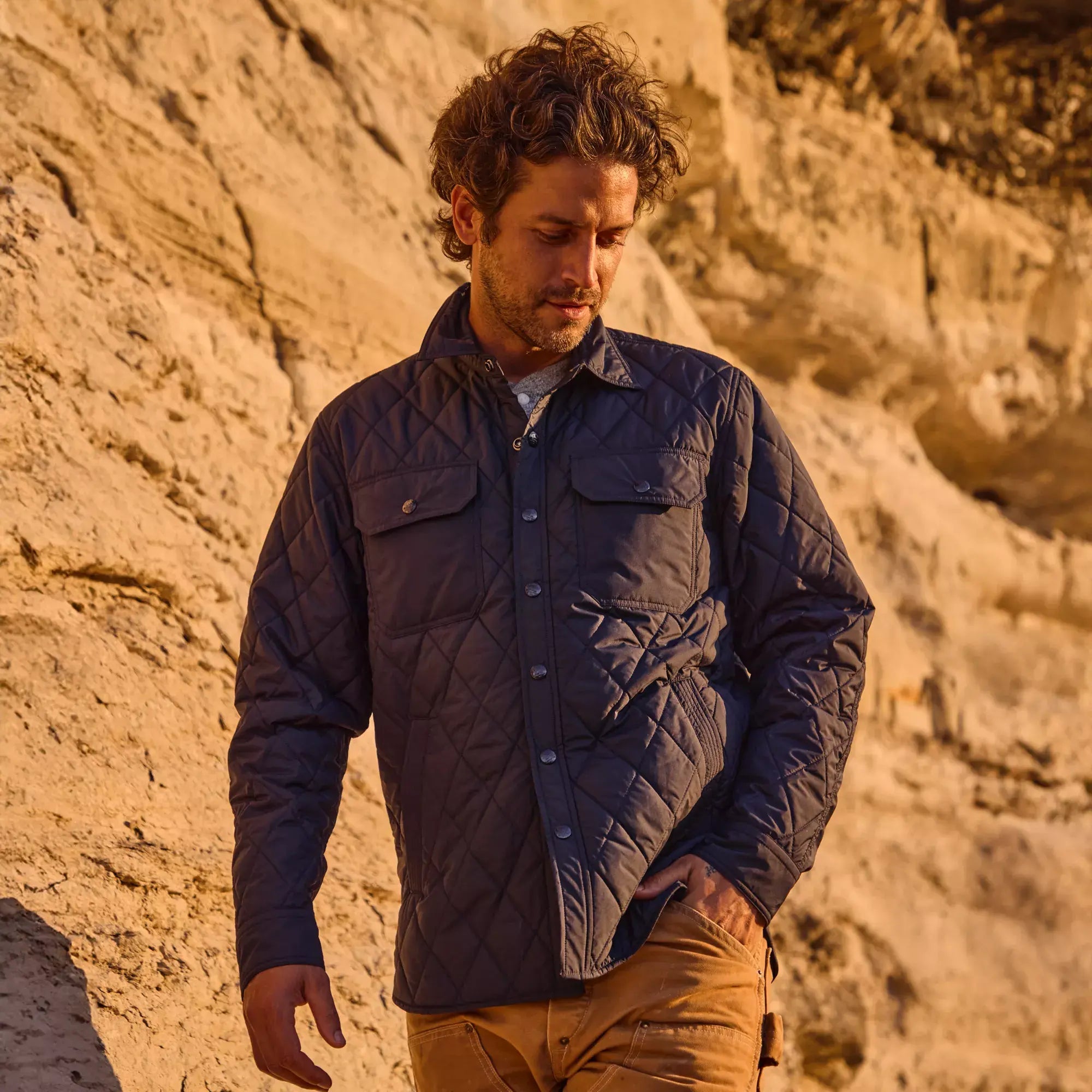 
                          Knox Shirt Jacket - Navy - RRL - STAG Provisions - Outerwear - Shirt Jacket
                        