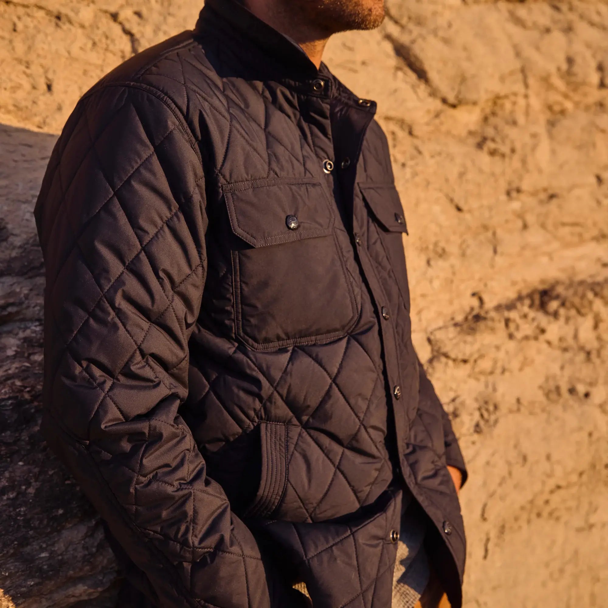 Knox Shirt Jacket - Navy - RRL - STAG Provisions - Outerwear - Shirt Jacket