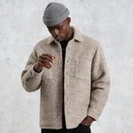 Mount Overshirt - Bobble Wool/Natural - Wax London - STAG Provisions - Outerwear - Shirt Jacket