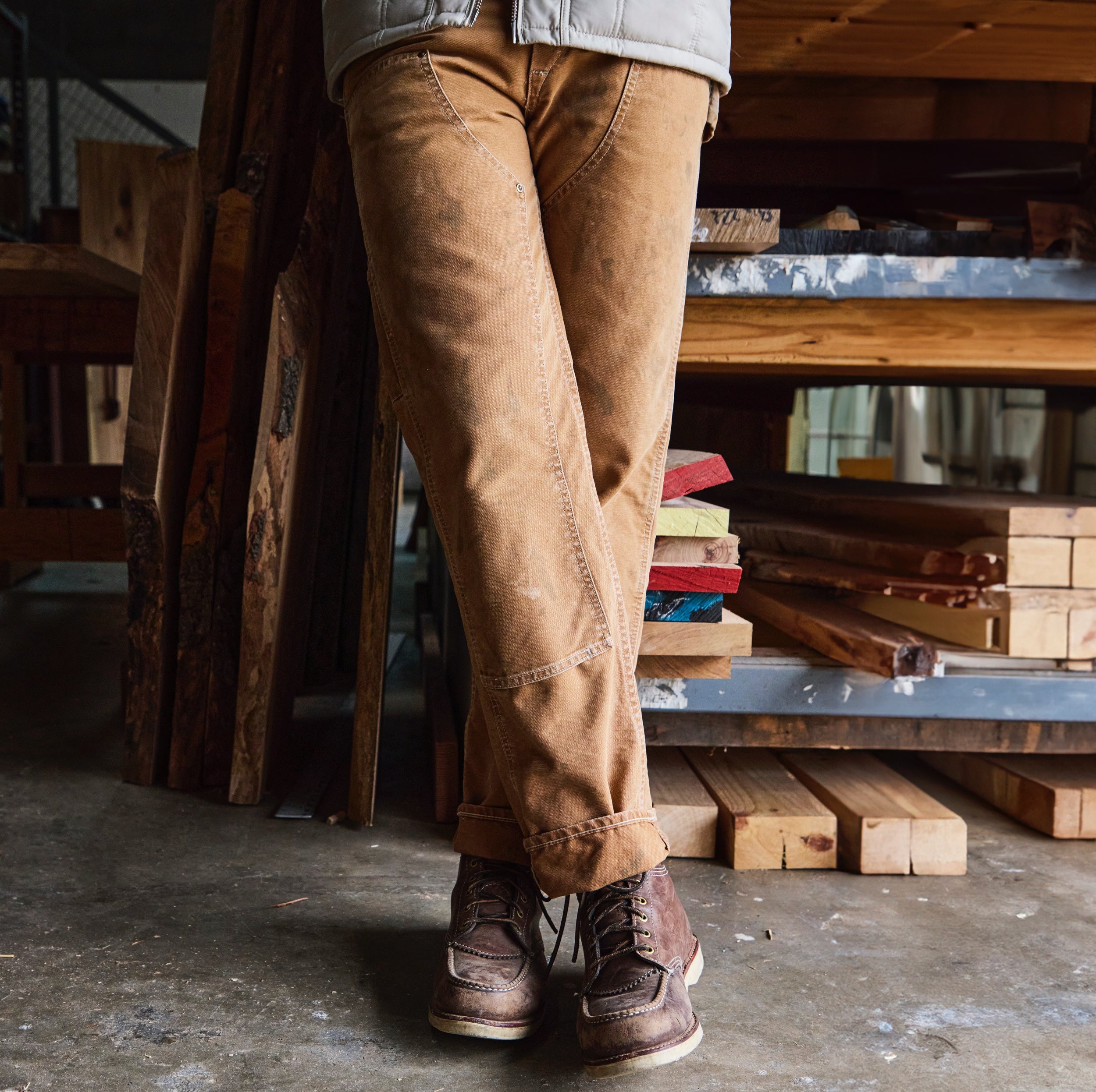 
                          Hamilton Carpenter Pant - Khaki - RRL - STAG Provisions - Pants - Twill
                        