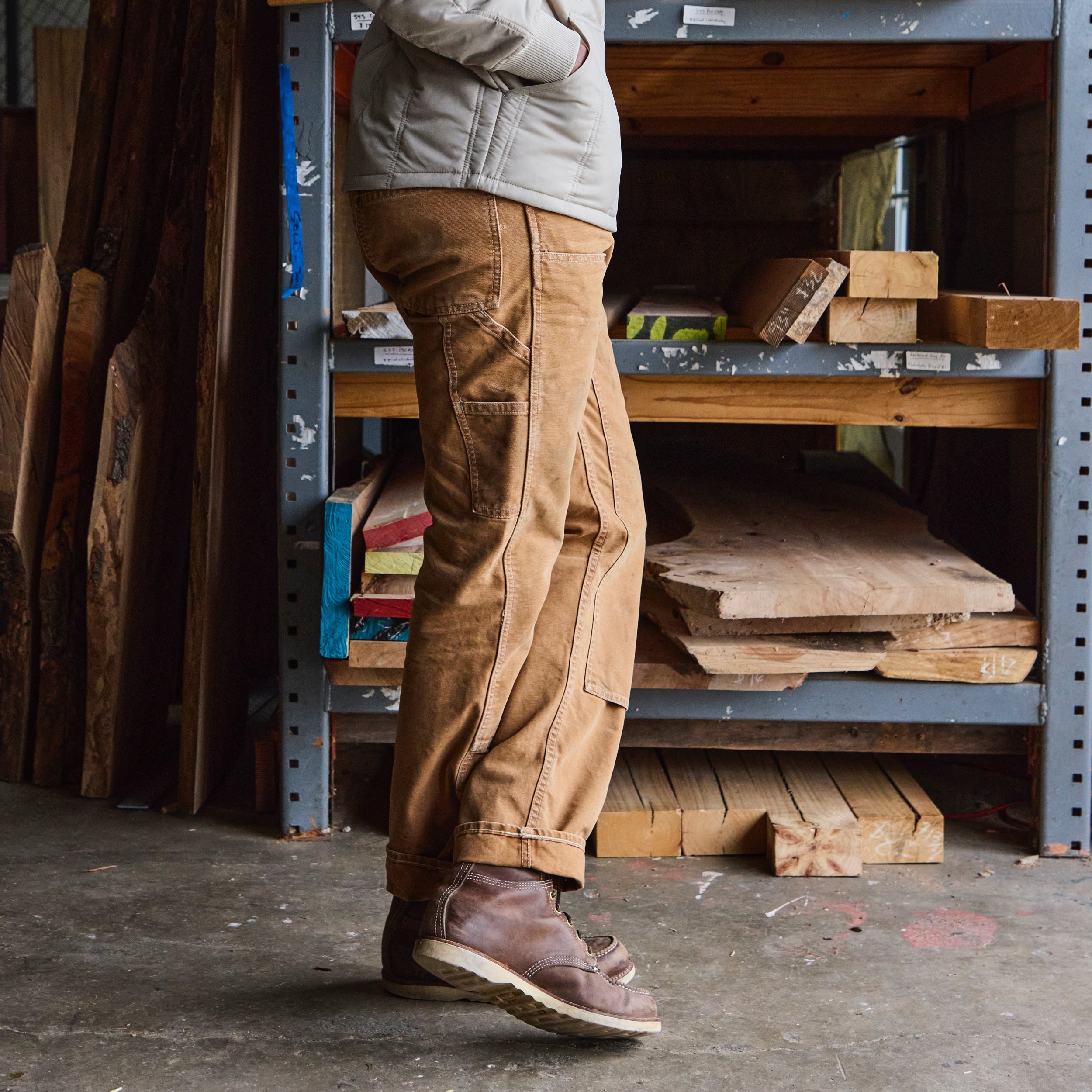 
                          Hamilton Carpenter Pant - Khaki - RRL - STAG Provisions - Pants - Twill
                        