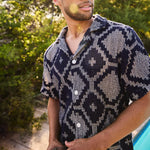 Crochet Terry Shirt - Trastevere - OAS - STAG Provisions - Tops - S/S Knit