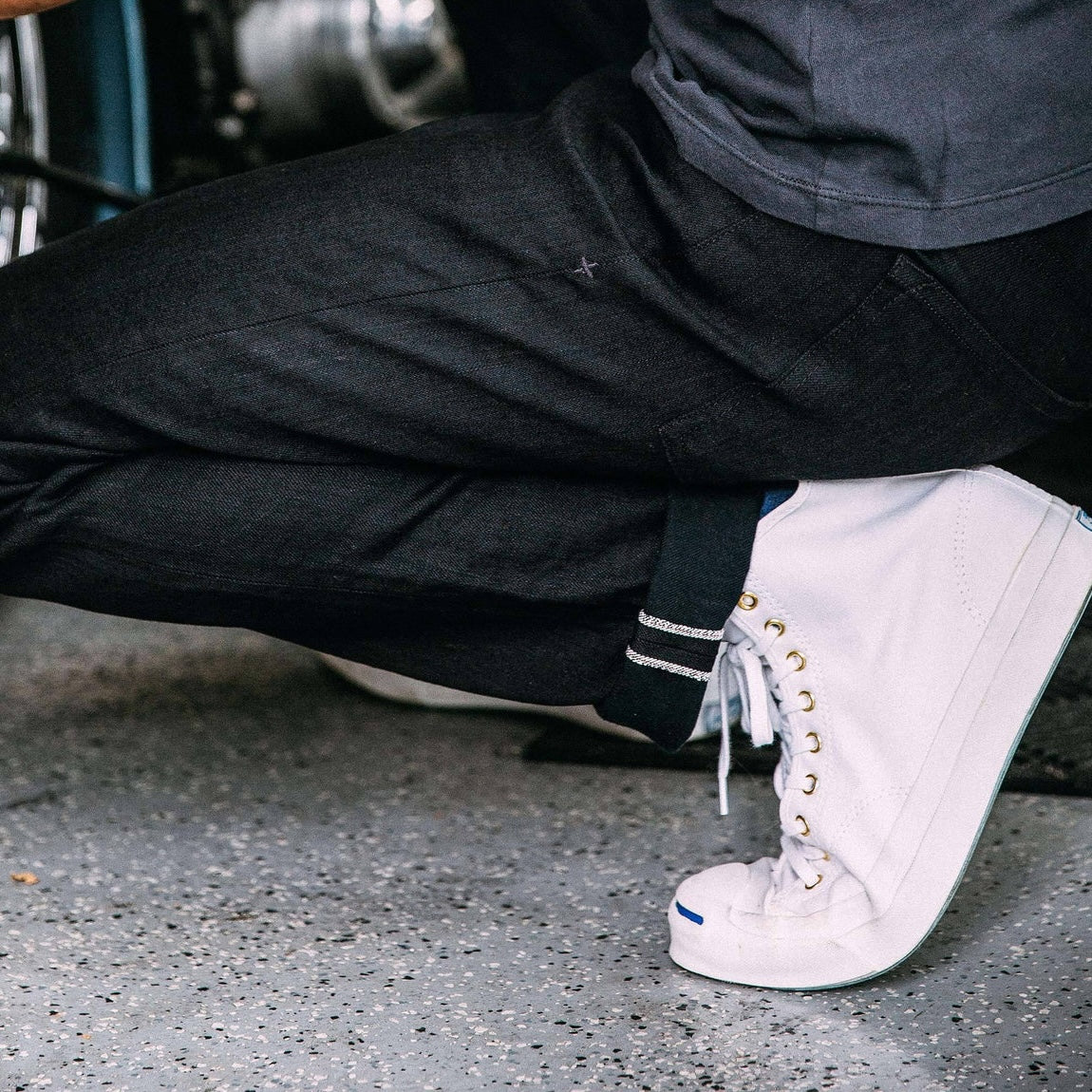 
                          Barton Slim Jean - Black Selvage Rinse
                        