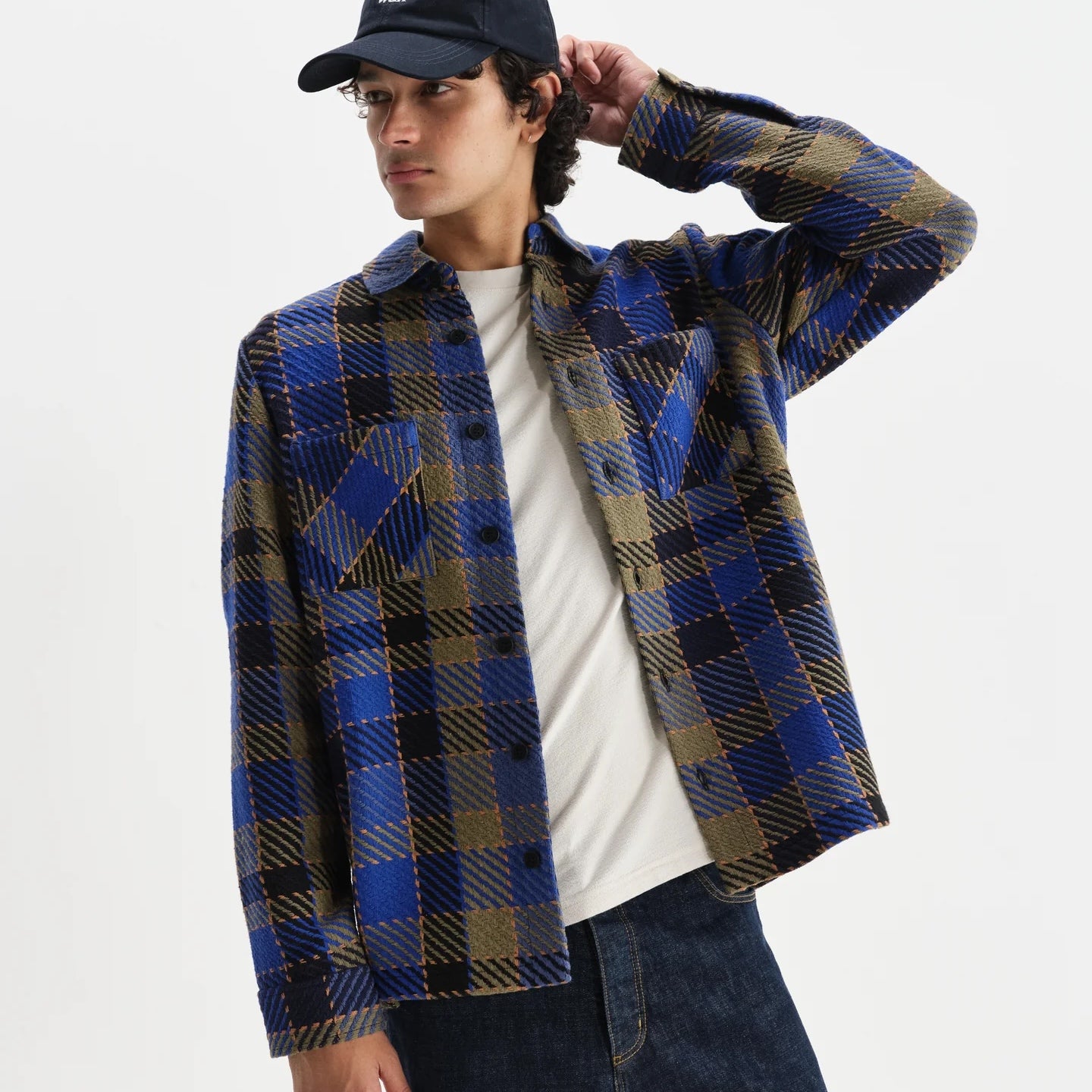 
                          Whiting Overshirt - Pike Check Blue Multi
                        