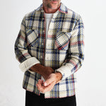 Whiting Overshirt - Jazz Weave - Wax London - STAG Provisions - Tops - L/S Woven - Plaid