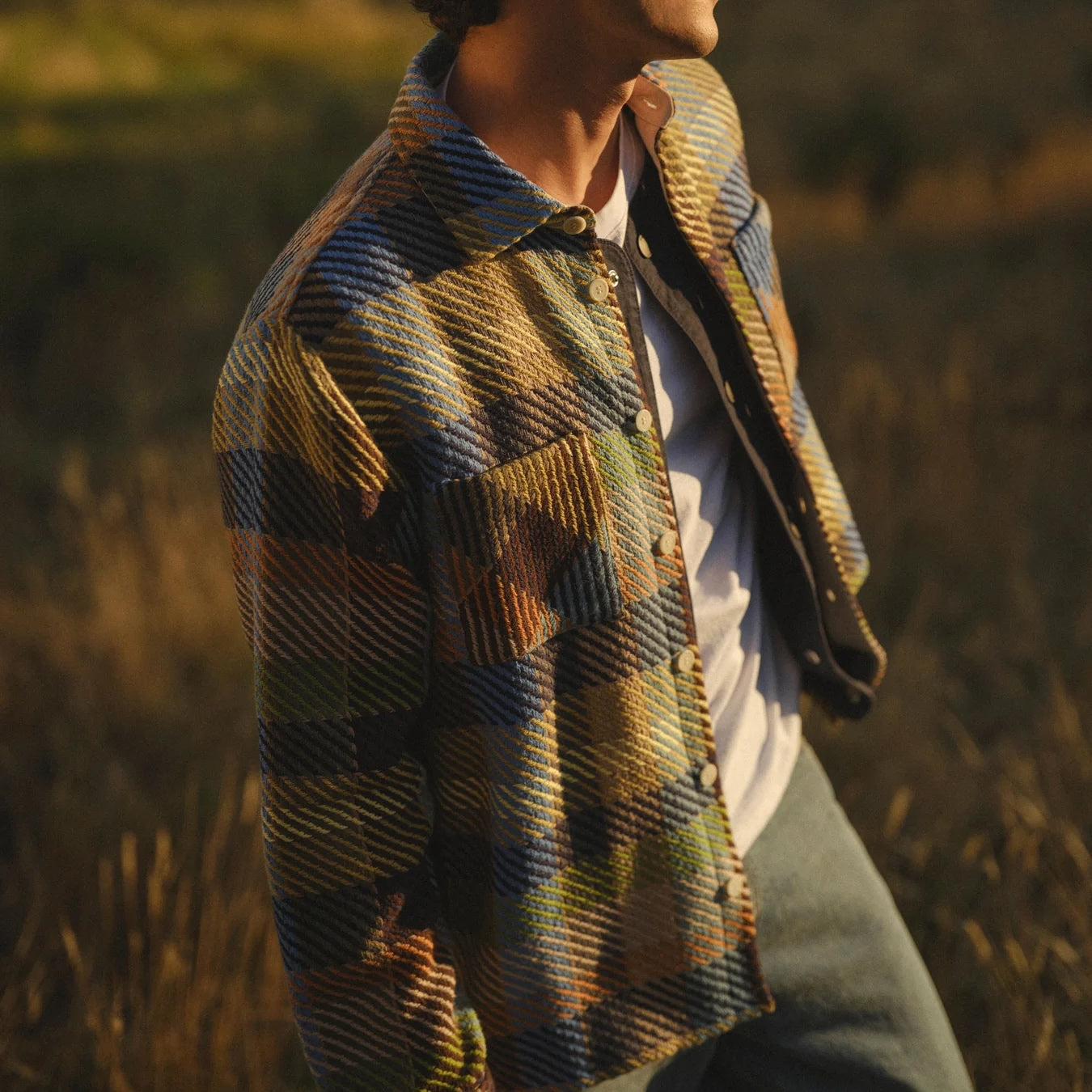 
                          Whiting Overshirt - Pike Check Khaki Multi
                        
