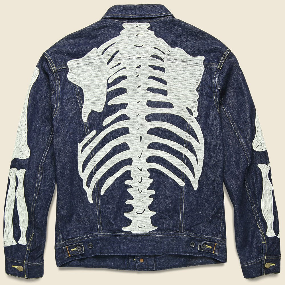 Denim Westerner Jacket - Indigo Bone - Kapital - STAG Provisions - Outerwear - Coat / Jacket