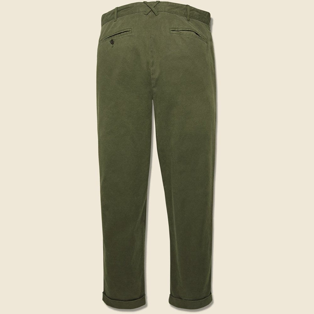 
                          Standard Pleated Chino - Olive - Alex Mill - STAG Provisions - Pants - Twill
                        