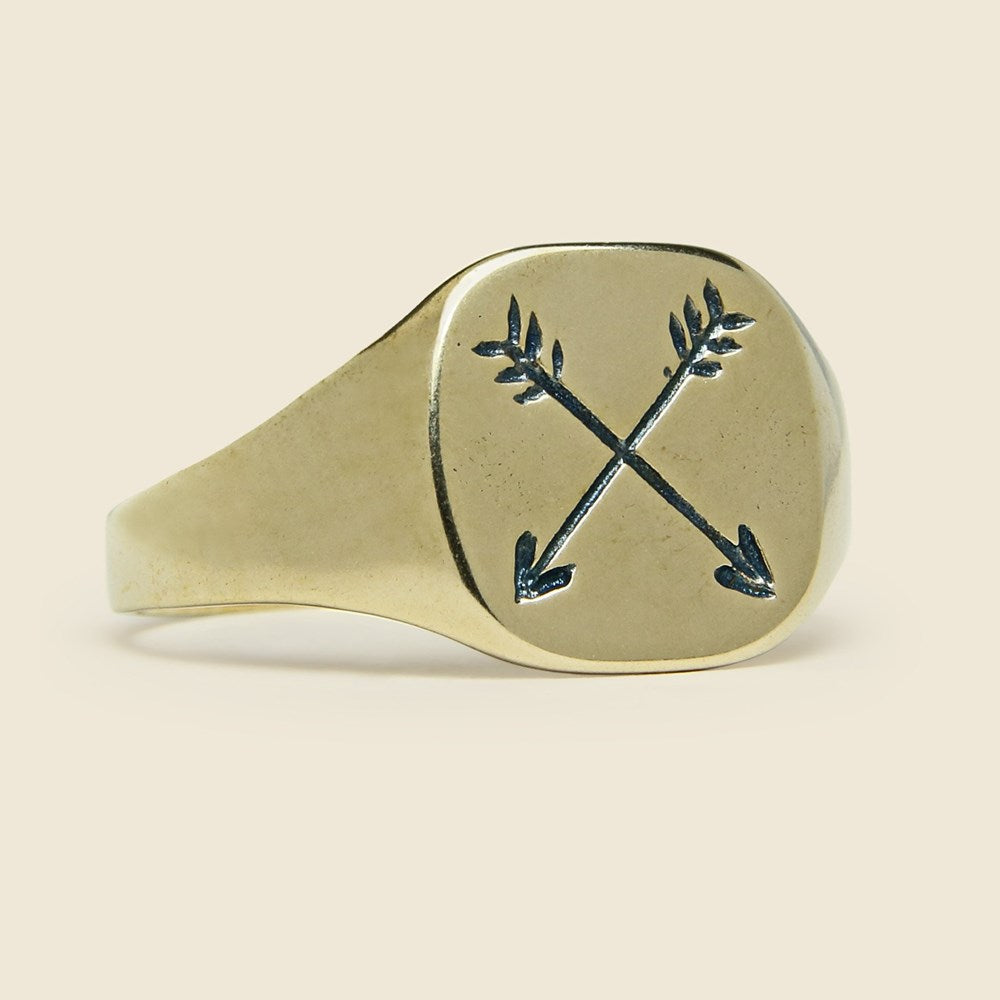 LHN Jewelry Arrow Ring - Brass