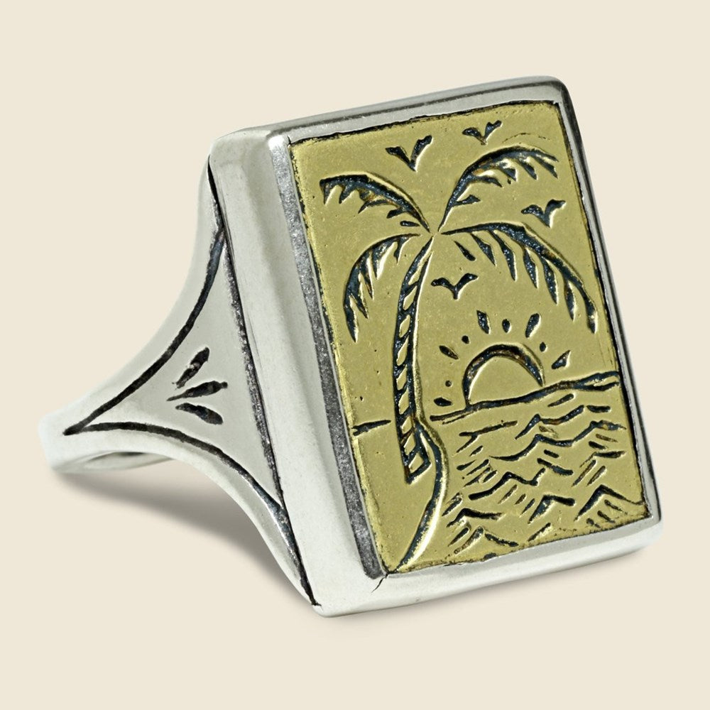 LHN Jewelry Paradise Ring - Brass/Silver
