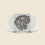 Tiger Signet Ring - Sterling Silver - LHN Jewelry - STAG Provisions - Accessories - Rings