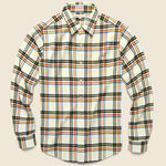 Standard Plaid Flannel - Ecru - Alex Mill - STAG Provisions - Tops - L/S Woven - Plaid