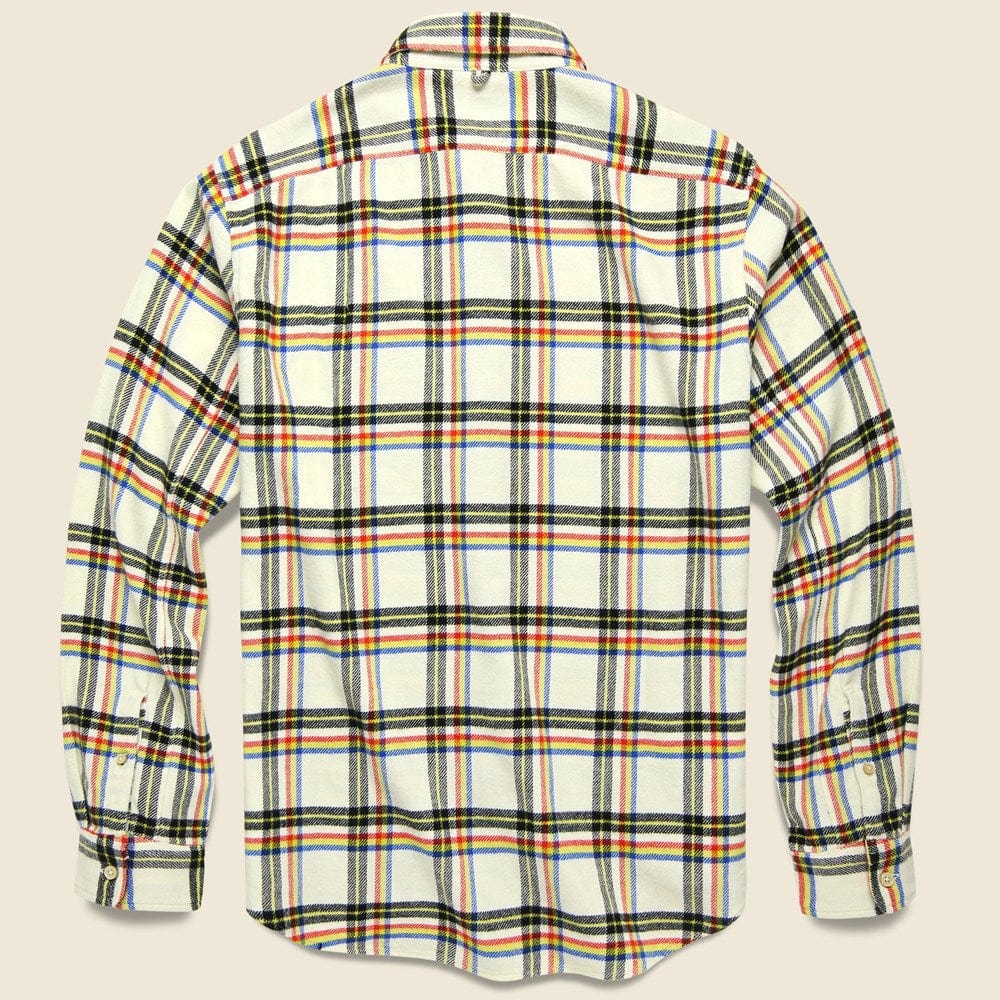 Standard Plaid Flannel - Ecru - Alex Mill - STAG Provisions - Tops - L/S Woven - Plaid