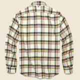 Standard Plaid Flannel - Ecru - Alex Mill - STAG Provisions - Tops - L/S Woven - Plaid
