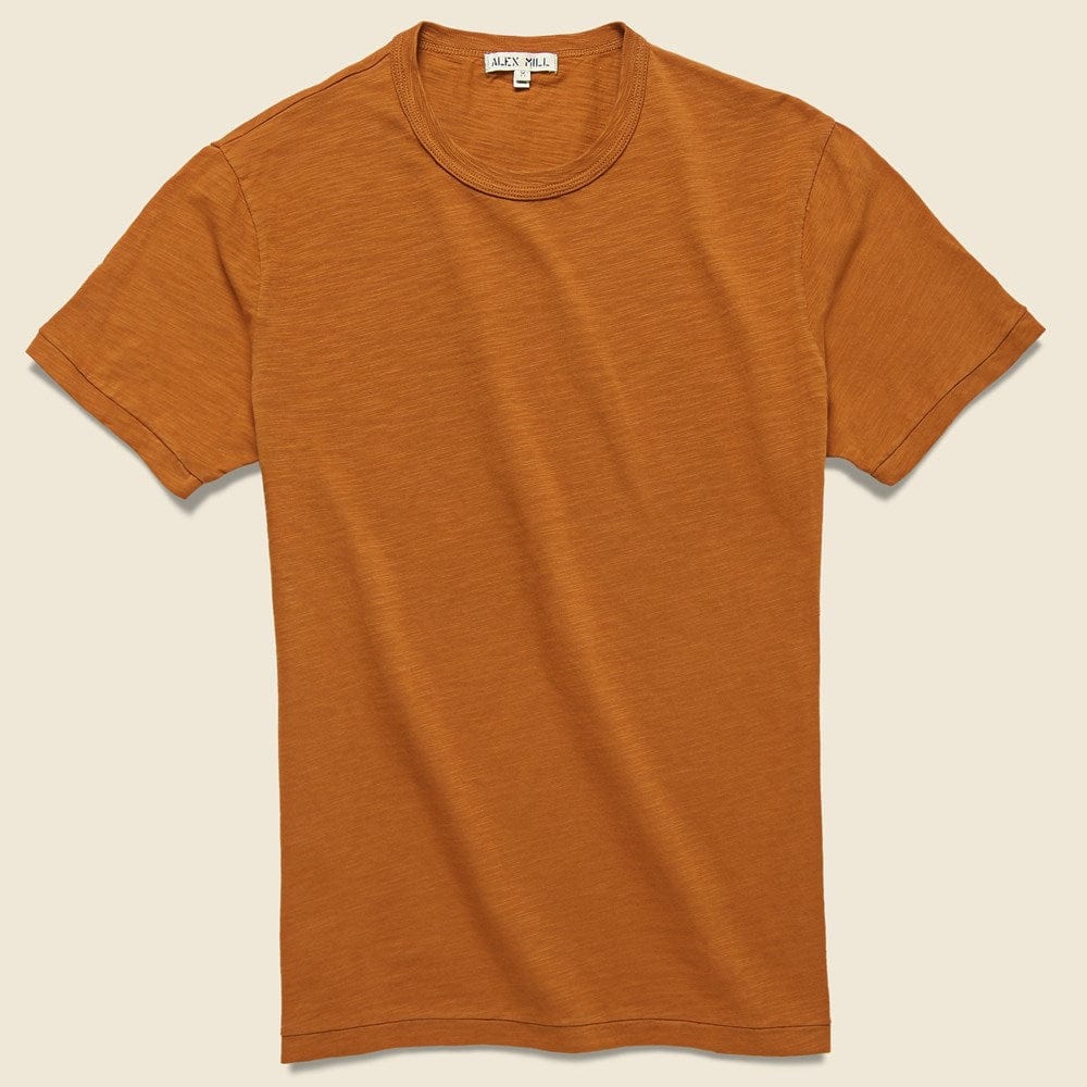 Standard Slub Cotton Tee - Toffee - Alex Mill - STAG Provisions - Tops - S/S Tee