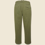 Pull On Button Fly Pants - Olive - Alex Mill - STAG Provisions - Pants - Twill