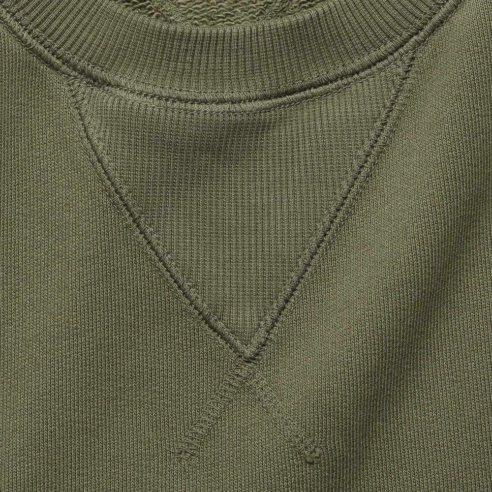 
                          Garment Dyed Crewneck Sweatshirt - Olive - Alex Mill - STAG Provisions - Tops - Fleece / Sweatshirt
                        