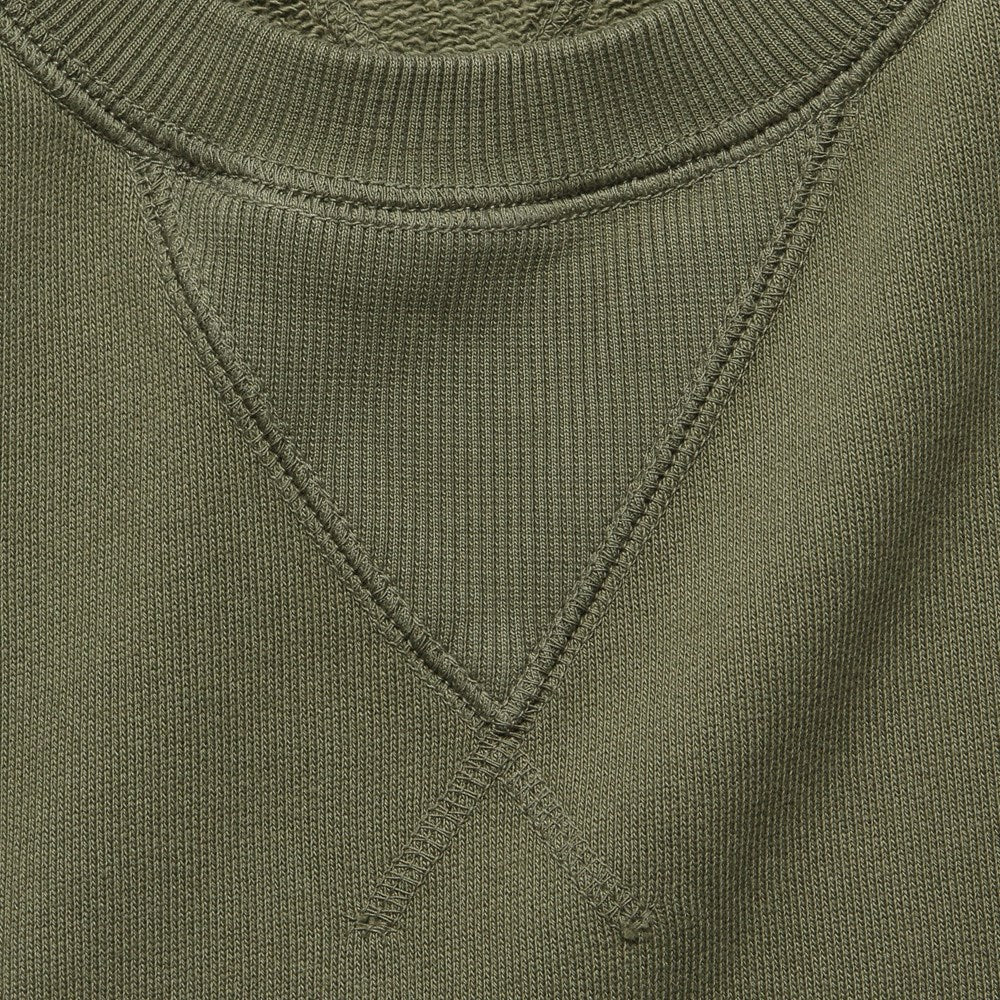 Garment Dyed Crewneck Sweatshirt - Olive - Alex Mill - STAG Provisions - Tops - Fleece / Sweatshirt