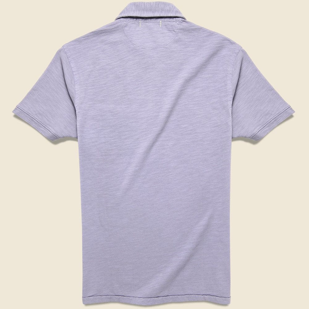 Slub Cotton Standard Polo - Ciel Blue - Alex Mill - STAG Provisions - Tops - S/S Knit