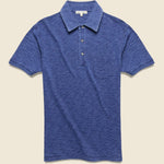 Slub Cotton Standard Polo - Real Indigo - Alex Mill - STAG Provisions - Tops - S/S Knit