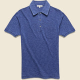 Slub Cotton Standard Polo - Real Indigo - Alex Mill - STAG Provisions - Tops - S/S Knit