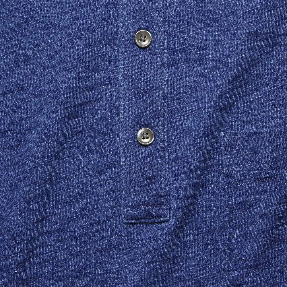 Slub Cotton Standard Polo - Real Indigo - Alex Mill - STAG Provisions - Tops - S/S Knit