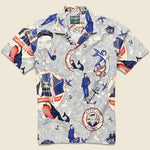Lost at Sea Shirt - Blue/Red/White - Gitman Vintage - STAG Provisions - Tops - S/S Woven - Other Pattern