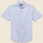 Seersucker Shirt - Blue/White Stripe - Gitman Vintage - STAG Provisions - Tops - S/S Woven - Seersucker