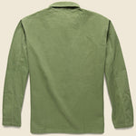 Curtis Herringbone Twill Military Shirt - Olive Drab - RRL - STAG Provisions - Tops - L/S Woven - Other Pattern