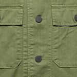 Curtis Herringbone Twill Military Shirt - Olive Drab - RRL - STAG Provisions - Tops - L/S Woven - Other Pattern