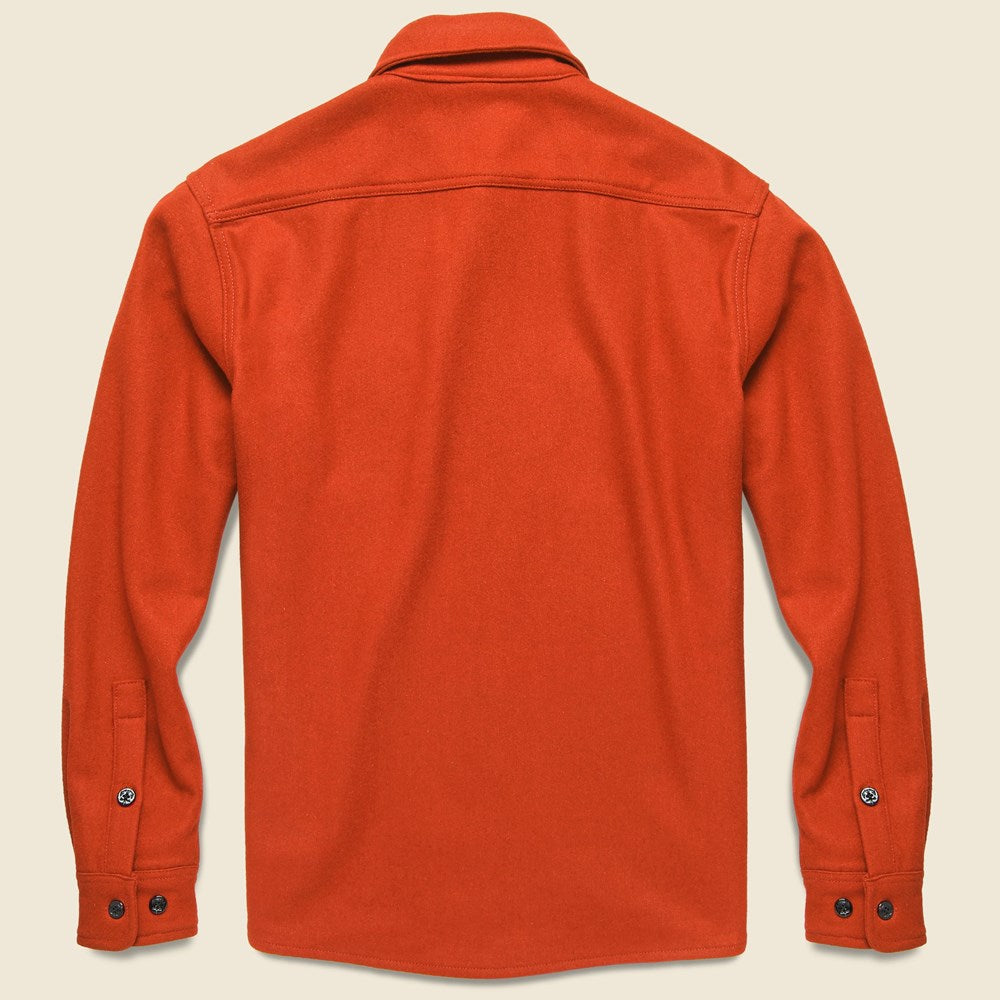 
                          CPO Wool Shirt - Orange - Schott - STAG Provisions - Tops - L/S Woven - Overshirt
                        