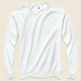 Supima Fleece Sweatshirt - White - Save Khaki - STAG Provisions - Tops - Fleece / Sweatshirt