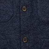 Wool Fleece Cardigan - Navy - Universal Works - STAG Provisions - Tops - Sweater