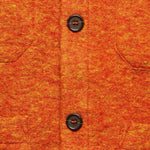 Wool Fleece Cardigan - Orange - Universal Works - STAG Provisions - Tops - Sweater
