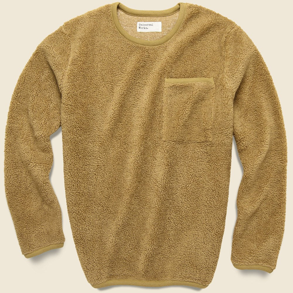 Lancaster Crewneck - Sand Mountain Fleece - Universal Works - STAG Provisions - Tops - Fleece / Sweatshirt