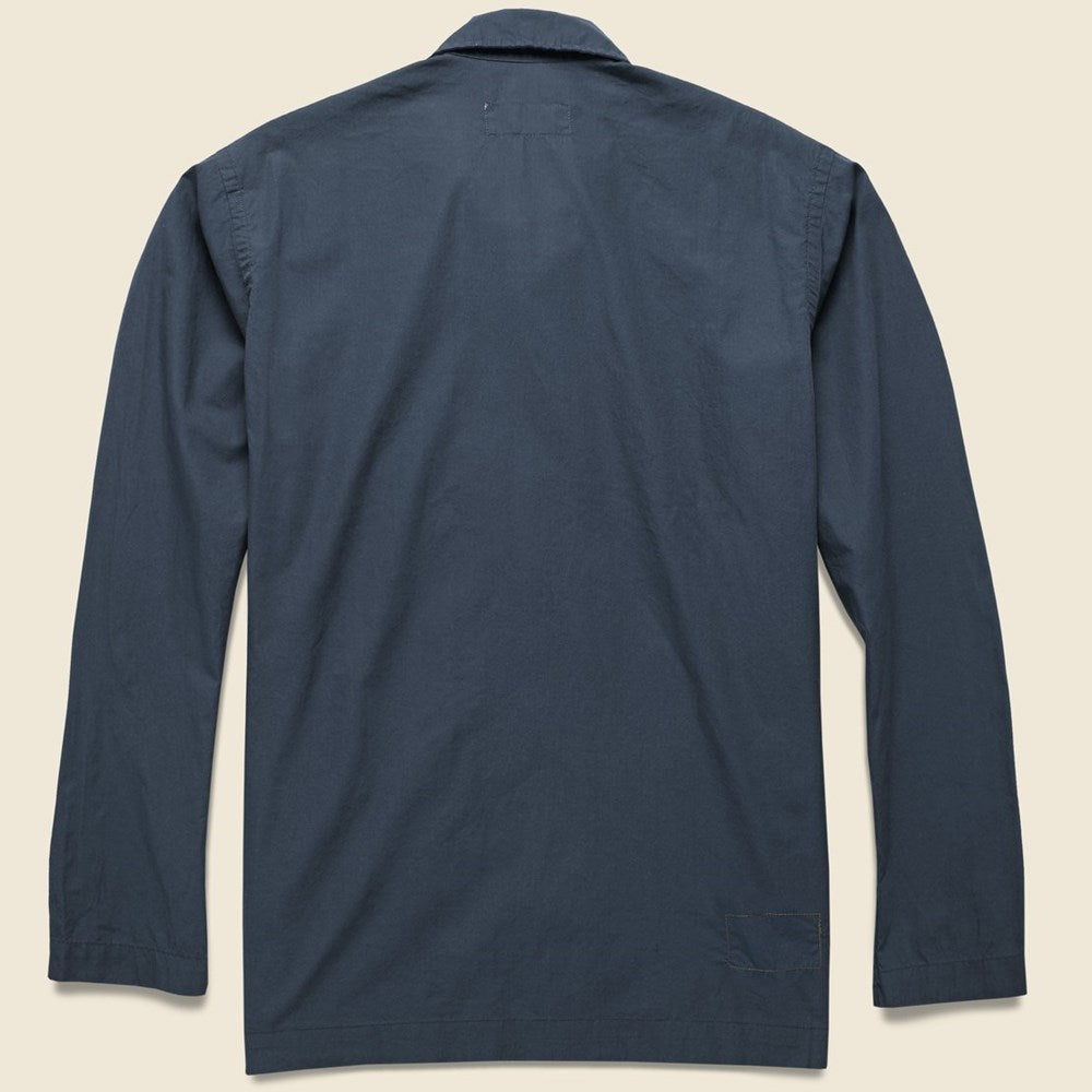 Bakers Poplin Overshirt - Navy - Universal Works - STAG Provisions - Tops - L/S Woven - Overshirt