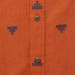 Malcom Shirt - Rust Fil Coupe Pyramids - Bridge & Burn - STAG Provisions - Tops - S/S Woven - Other Pattern