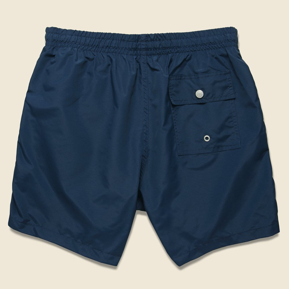 Solid Swim Trunk - Navy - Bather - STAG Provisions - Shorts - Swim