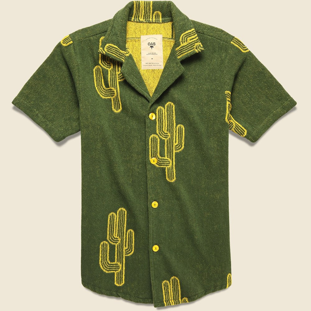 Mezcal Terry Shirt - Green - OAS - STAG Provisions - Tops - S/S Knit